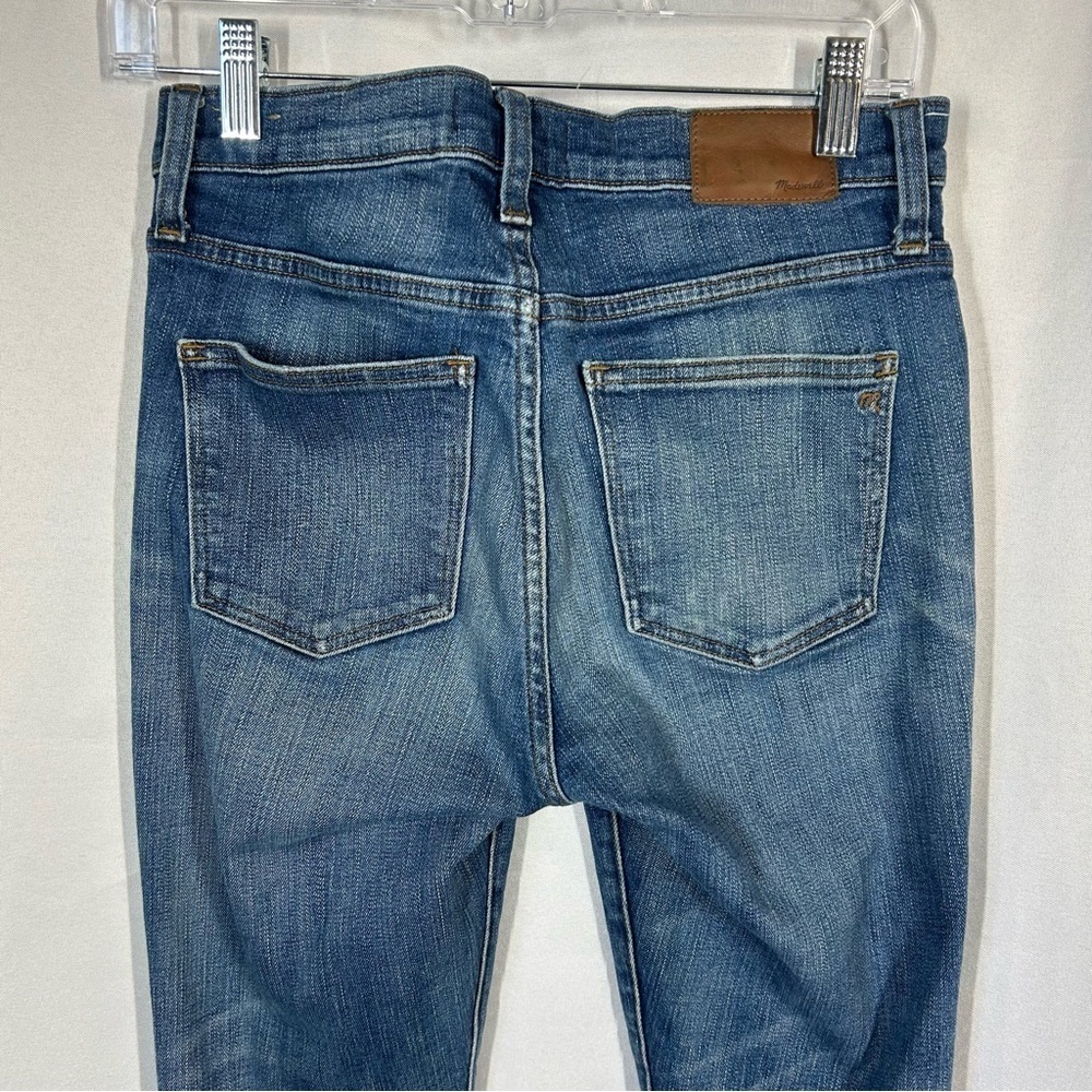 Madewell | 9” High Rise Skinny Crop Jeans Raw Hem Women’s Size 27 - Picture 11 of 17